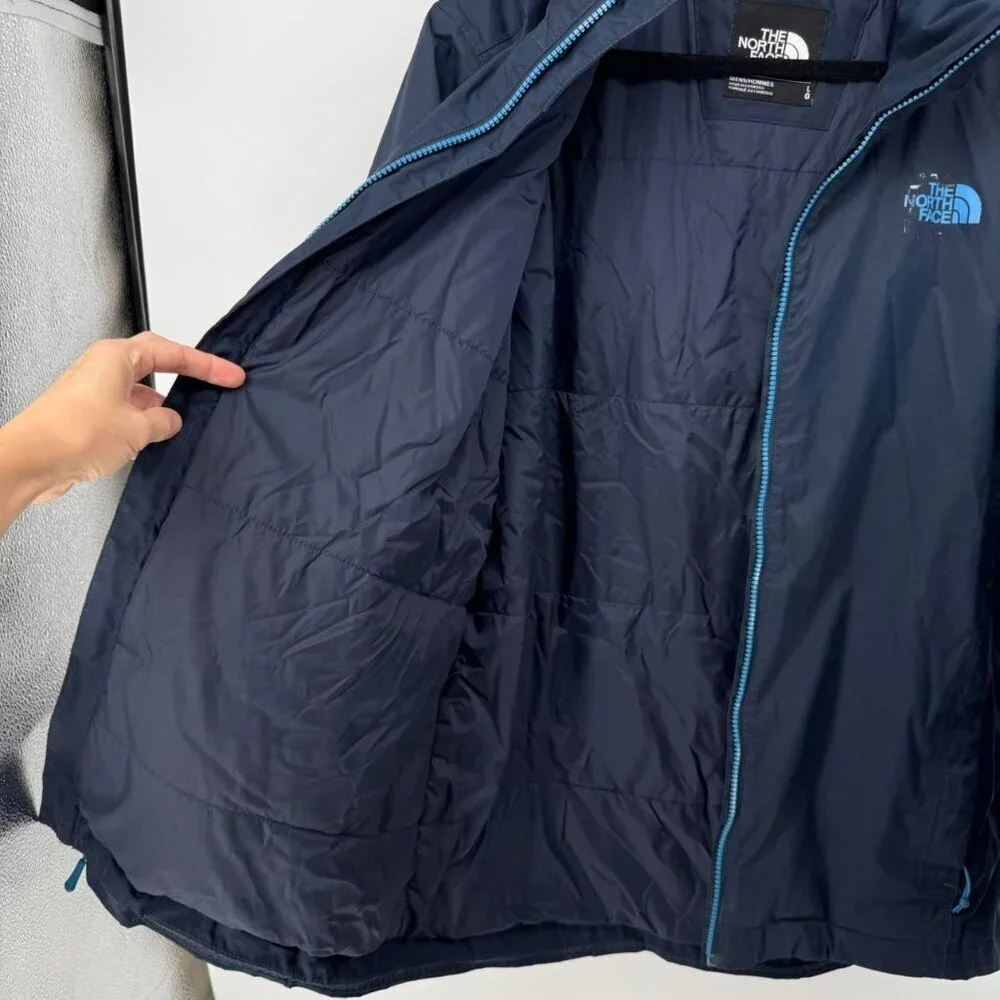 The North Face Men’s DryVent Waterproof Windbreaker Jacket Blue Size L